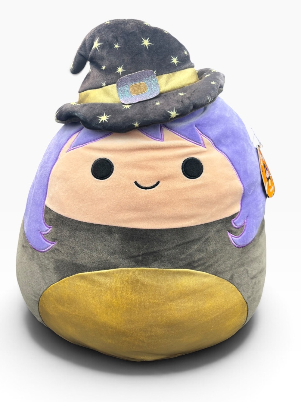 Squishmallows Voodie Witch Plush, 20” Tall, Halloween, Purple Hair